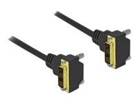 Delock DVI-kabel 1m Sort