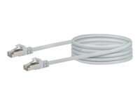 Schwaiger CAT 6 Kabel med afskærmning med folie og kobberfletning (SFTP 15m Netværkskabel Hvid
