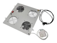 Digitus DN-19 FAN-2-N Bakke til blæser i rack 1-pack Grå