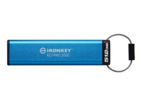 Kingston IronKey Keypad 200C 512GB USB 3.2 Gen 1 USB stick Blå