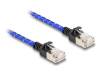 DeLOCK CAT 6a U/FTP 50cm Netværkskabel Blå