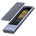 USB 3.2 Gen2x2 (20Gbps) SSD Enclosure USB-C to PCIe NVMe/SATA