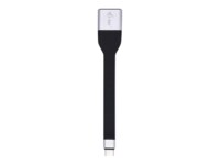 i-Tec USB-C Flat DP Adapter 4K/60 Hz Videoadapterkabel 11.5m Sort