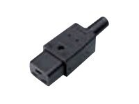 Bachmann Strøm IEC 60320 C19 Sort Strøm-konnektor