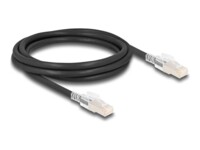 DeLOCK CAT 6a S/FTP 2m Patchkabel Sort