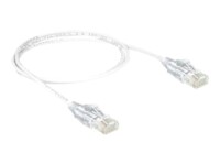 DeLOCK CAT 6 Ikke afskærmet parsnoet (UTP) 1m Patchkabel Hvid