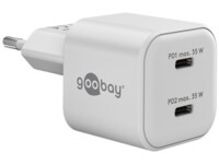 USB-C™ PD GaN Dual Fast Charger Nano (35 W) white, white, white