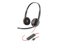 Poly Blackwire C3220 Kablet Høretelefoner Sort