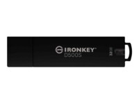 Kingston IronKey D500S 32GB USB 3.2 Gen 1 Sort
