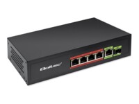 Qoltec 4-porte Gigabit Ethernet PoE