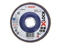Bosch Best for Metal X571 Flapdisk Vinkelsliber M14 X-LOCK Ø125 Diameter P80 stk
