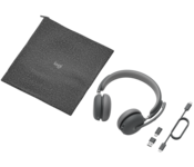 Logitech Zone Wireless 2 UC Trådløs Høretelefoner Grå