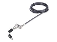 StarTech.com Universal Laptop Lock 6.6ft (2m), Security Cable For Notebook Compatible With Noble Wedge/Nano/K-Slot; Keyless Combination Locking Cable - Anti-Theft Cut-Resistant Steel Cable (UNIVC4D-LAPTOP-LOCK) Sikkerhedskabelslås