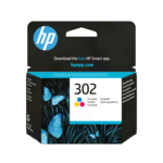 HP 302 Farve (cyan, magenta, gul) 150 sider Blæk F6U65AE