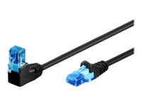 goobay CAT 6a Ikke afskærmet parsnoet (UTP) 2m Patchkabel Sort