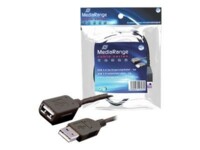 MediaRange USB forlængerkabel 3m Sort