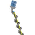 goobay CAT 6a U/UTP, Unshielded 15m Patchkabel Grå