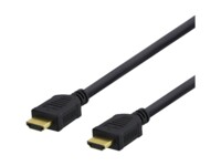 DELTACO HDMI-1070D HDMI-kabel med Ethernet 10m Sort