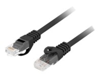 Lanberg CAT 6 Ikke afskærmet parsnoet (UTP) 1m Patchkabel Sort RAL 9004
