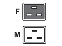 FUJITSU Power cord 16A IEC320 C19->C20