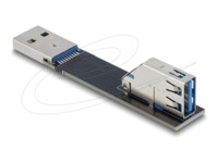 Delock USB-adapter Sort Sølv
