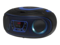 DENVER TCL-212BT Boombox Sort Blå