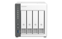 QNAP TS-433-4G 24TB WD Red Plus NAS-Bundle NAS inkl. 4x 6TB WD Red Plus 3.5 Zoll SATA Festplatte