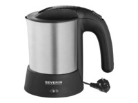 SEVERIN Kedel 0.5liter Børstet rustfrit stål/sort