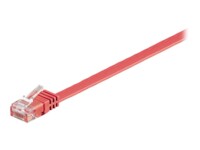 goobay CAT 6 Ikke afskærmet parsnoet (UTP) 1m Patchkabel Rød