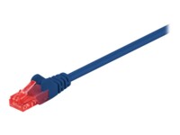 goobay CAT 6 Ikke afskærmet parsnoet (UTP) 7.5m Patchkabel Blå
