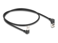 DeLOCK CAT 6a S/FTP 50cm Patchkabel Sort