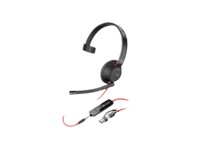 HP Poly Blackwire 5210 Kablet Høretelefoner Sort