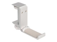 Delock Headphone Holder adjustable for desk mounting aluminium silver