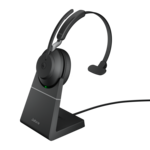 Jabra Evolve2 65 MS Mono Trådløs Høretelefoner Sort