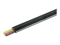 goobay 100m Bulk telefonkabel Sort