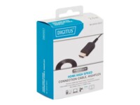 DIGITUS HDMI High Speed Connection Cable HDMI-kabel 2m Sort