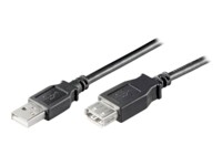 goobay USB forlængerkabel 60cm Sort