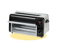 Tefal Toast n' Grill TL 6008 A12 Elektrisk ovn/brødrister Sort/mat aluminium