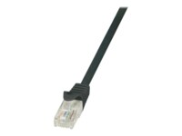 LogiLink EconLine CAT 6 Ikke afskærmet parsnoet (UTP) 2m Patchkabel Sort
