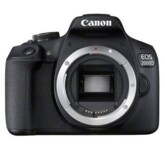 Canon EOS 2000D + 18-55mm 3.5-5.6 III 24,7Megapixel Sort Digitalkamera