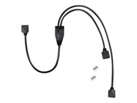 Inter-Tech Strøm-splitter 48cm Sort