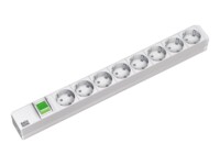 Bachmann Outlet strip 8-way 19'' Forlængerkabel til strøm 1,5m