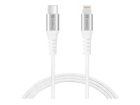 Sandberg Lightning-kabel 1m Hvid
