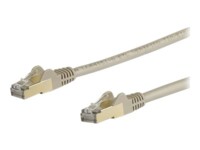 StarTech.com 5m CAT6A Ethernet Cable, 10 Gigabit Shielded Snagless RJ45 100W PoE Patch Cord, CAT 6A 10GbE STP Network Cable w/Strain Relief, Grey, Fluke Tested/UL Certified Wiring/TIA - Category 6A - 26AWG (6ASPAT5MGR) CAT 6a Afskærmet parsnoet (STP) 5m P