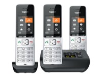Gigaset 500A Comfort Trio Trådløs telefon Ingen nummervisning Sort Sølv