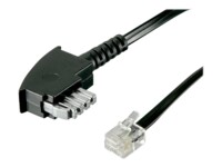 goobay 6m Telefonadapter Sort