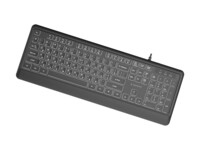 Gembird KB-UML-04-CYRL Tastatur Kablet US International, Ukrainsk, Russisk