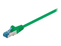 goobay CAT 6a SFTP, PiMF 25cm Netværkskabel Grøn