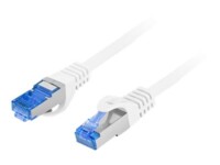 Lanberg CAT 6a S/FTP 0.5m Patchkabel Hvid RAL 9010