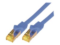 M-CAB CAT 7 SFTP, PiMF 25cm Patchkabel Blå